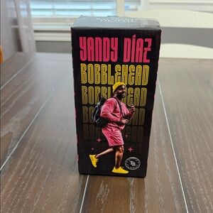 Yandy Díaz Bobblehead - Pink and Yellow